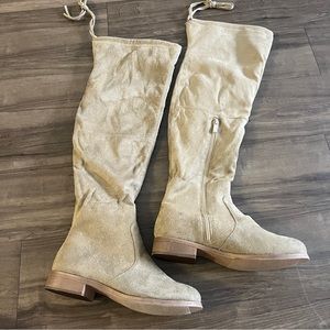 SALE‼️ Journee Collection MOUNT OVER SUEDE KHAKI THE KNEE BOOT